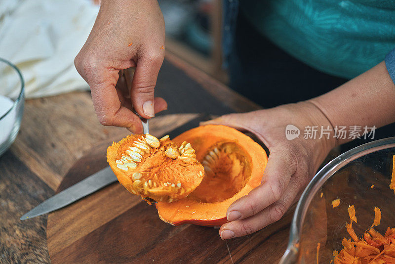 准备酥皮南瓜派