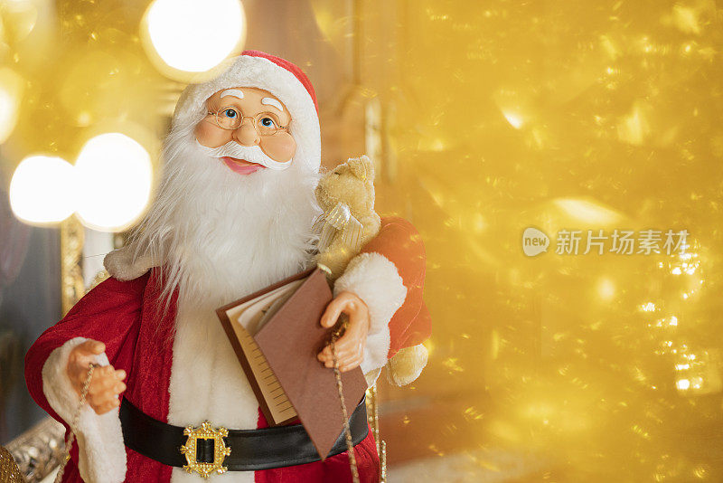 圣诞节装饰的一个房子的客厅