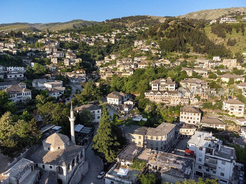 Gjirokaster从无人驾驶飞机