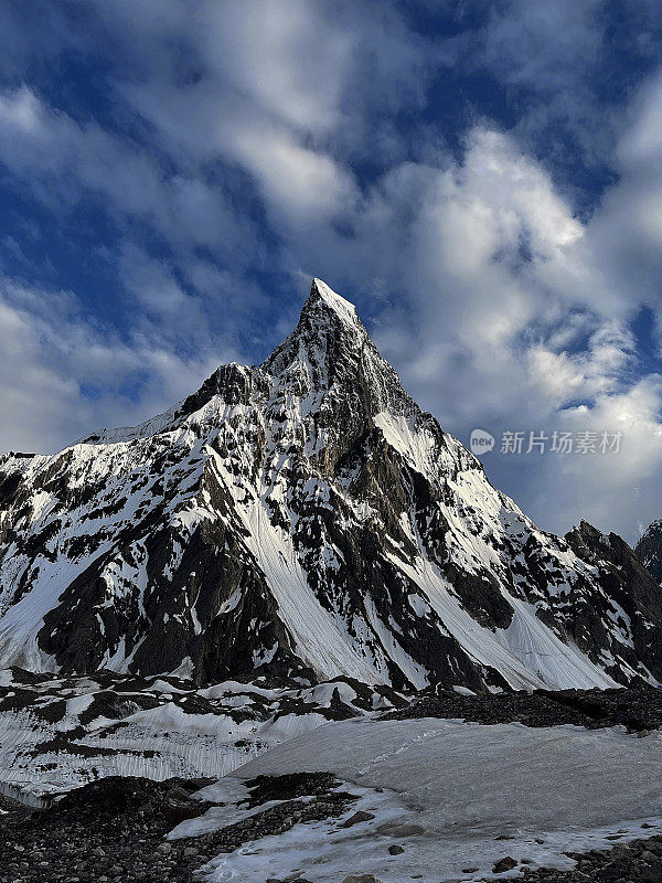 K2大本营冰川和山脉