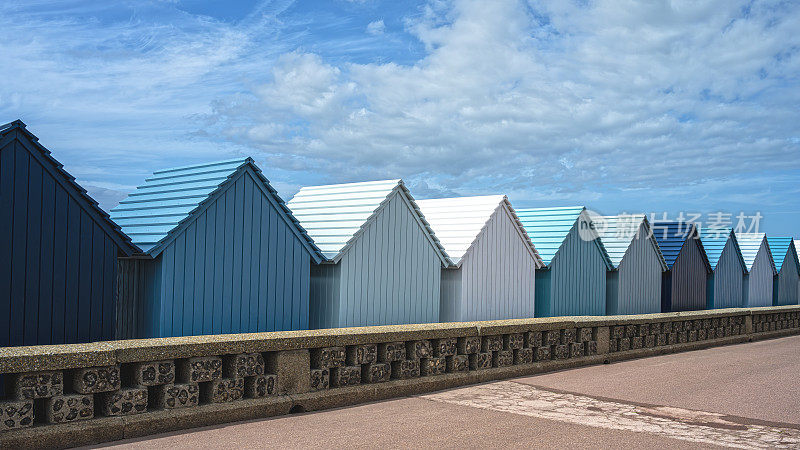 法国诺曼底迪耶普的海滩小屋