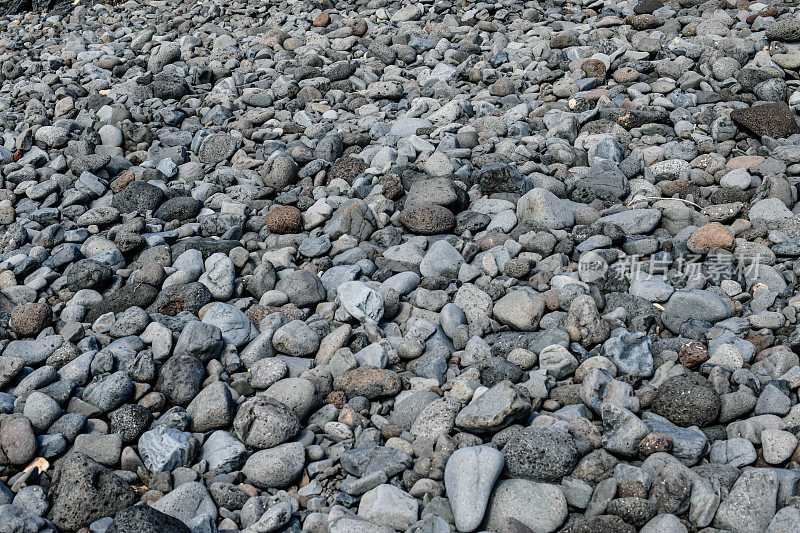 富埃特文图拉岛上的卵石滩