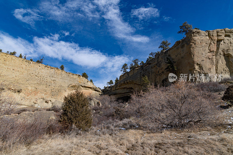 象形文字国家公园的巨大岩层