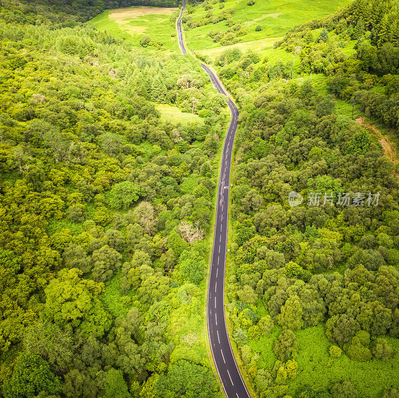 美丽乡村道路透视