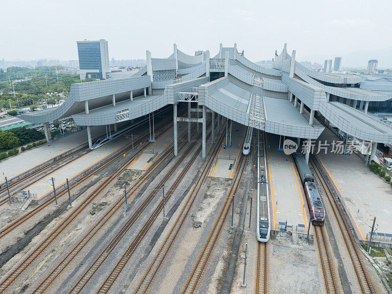 中国厦门火车站外立面建筑