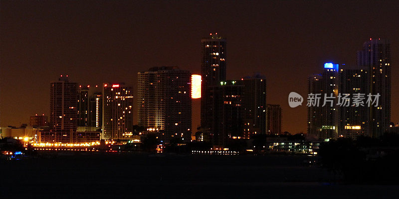 迈阿密市中心夜景
