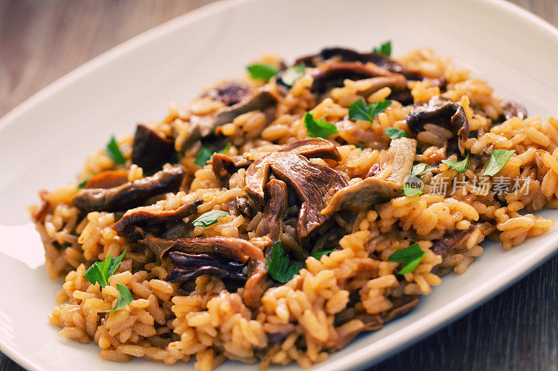 Mushroom意大利烩饭