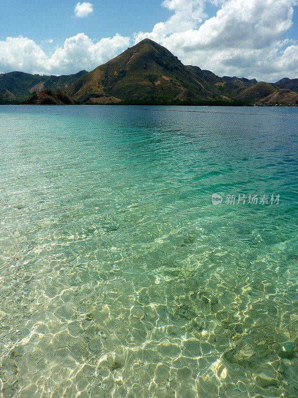 海景在Kelor岛，弗洛雷斯印度尼西亚