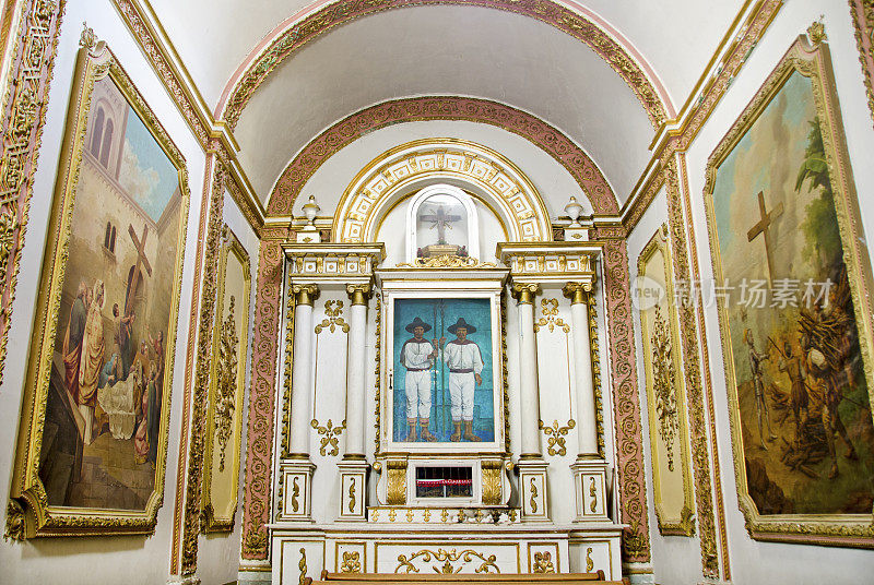 墨西哥瓦哈卡州圣母升天大教堂的圣十字教堂