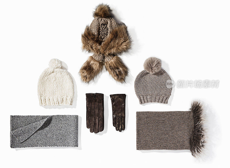 暖冬针织衣物——帽子、围巾、手套