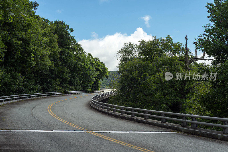 北卡罗来纳州的蓝岭公园大道