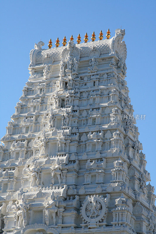 南印度印度教寺庙正面