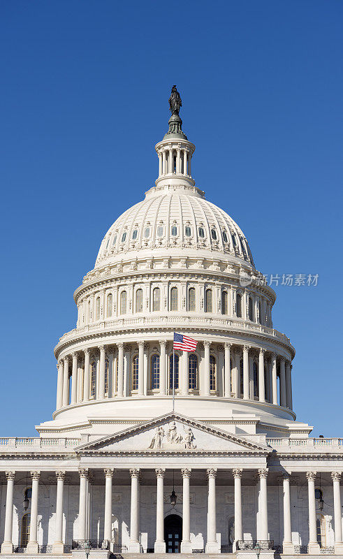 华盛顿特区美国国会大厦圆顶