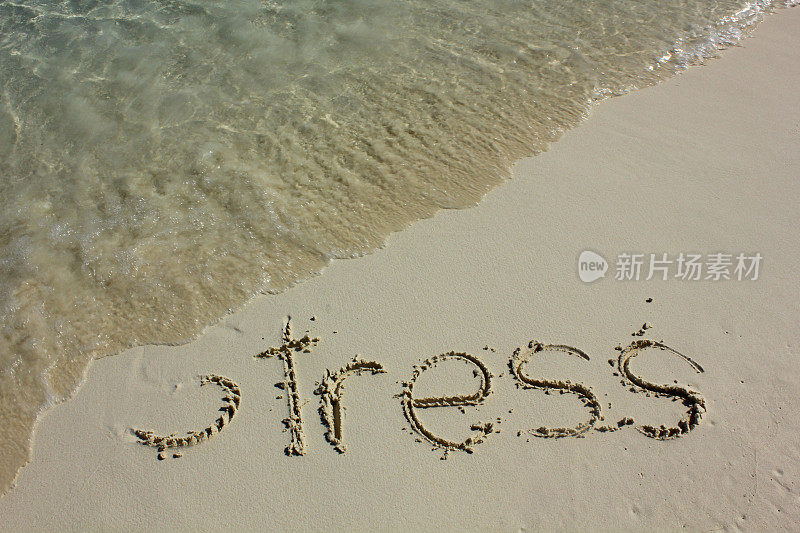 缓解压力:单词重读一海滩