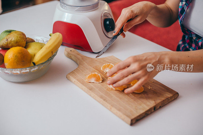 准备新鲜的果汁