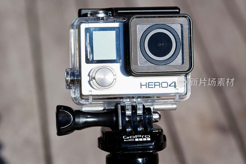 GoPro英雄四黑色版动作相机