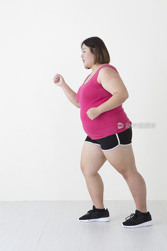 女性,肥胖,运动,慢跑