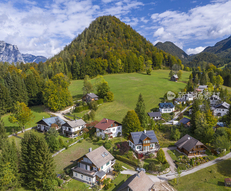 山村，坏澳西，斯蒂里亚，奥地利