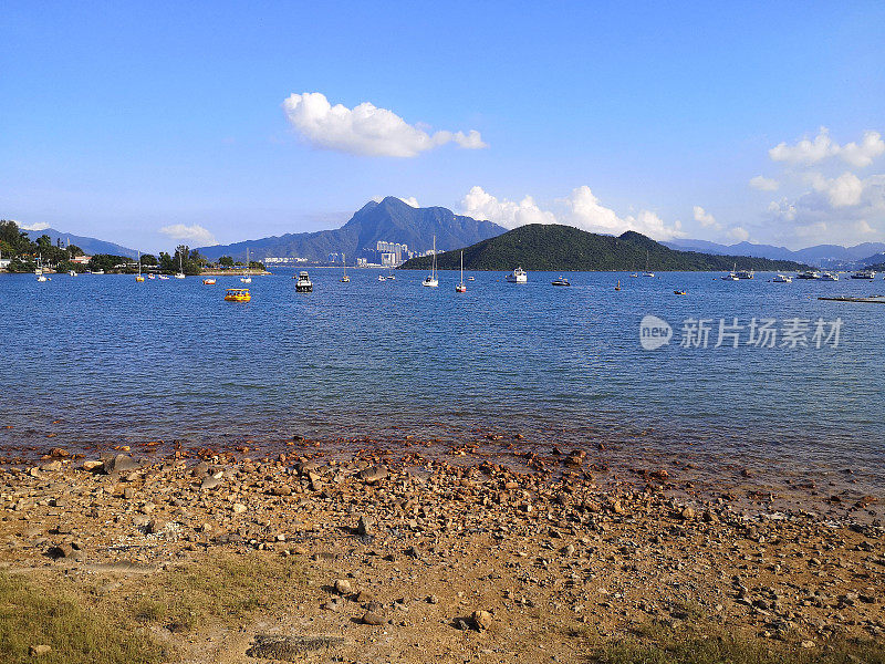 香港新界马鞍山及吐露港