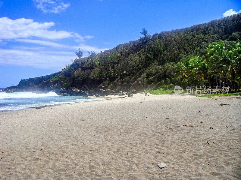 大安塞海滩，留尼汪岛。