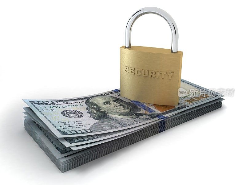 货币金融美国美元保险安全保护锁