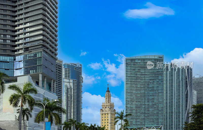 迈阿密，豪华公寓位于城市金融中心和比斯坎湾附近
