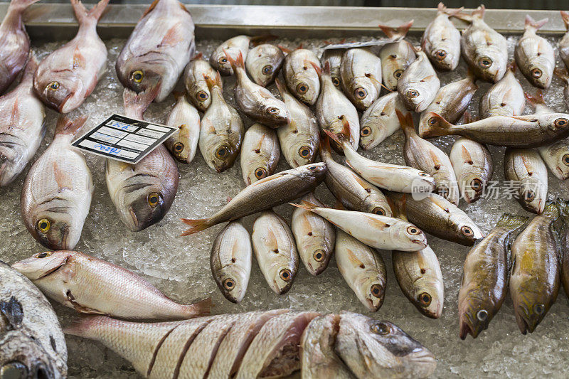 葡萄牙马德拉岛的新鲜鱼。