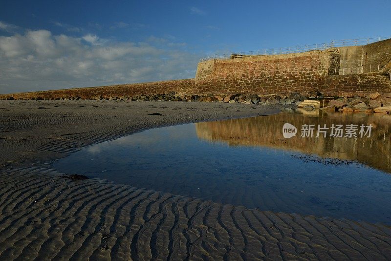 乌西埃滑道，圣欧恩，泽西岛，英国