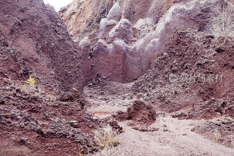 风景火山岩背景