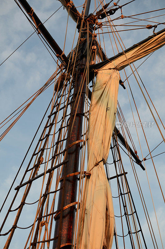 桅、索具和帆