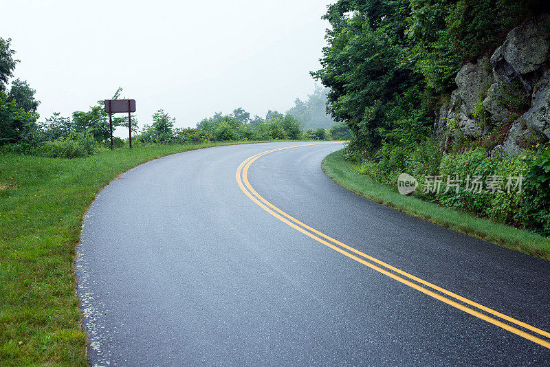 北卡罗来纳州的蓝岭公园大道