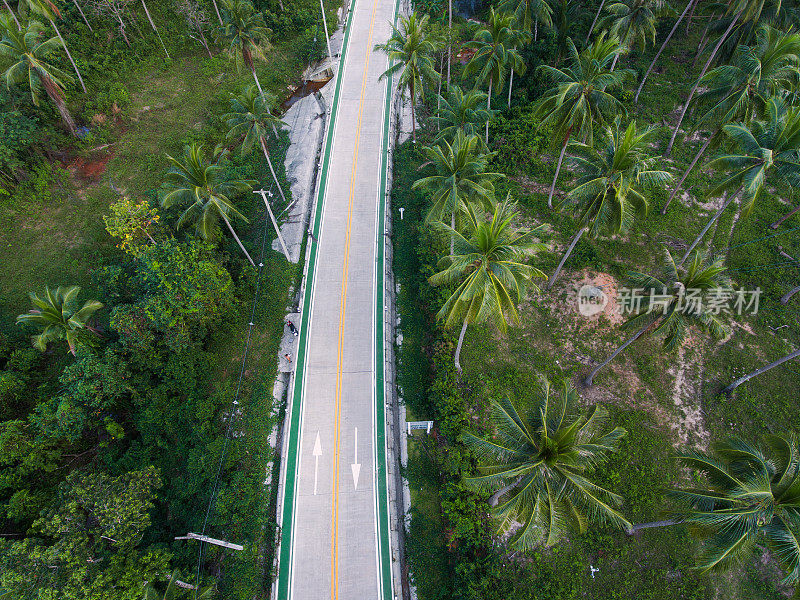 泰国的蜿蜒道路