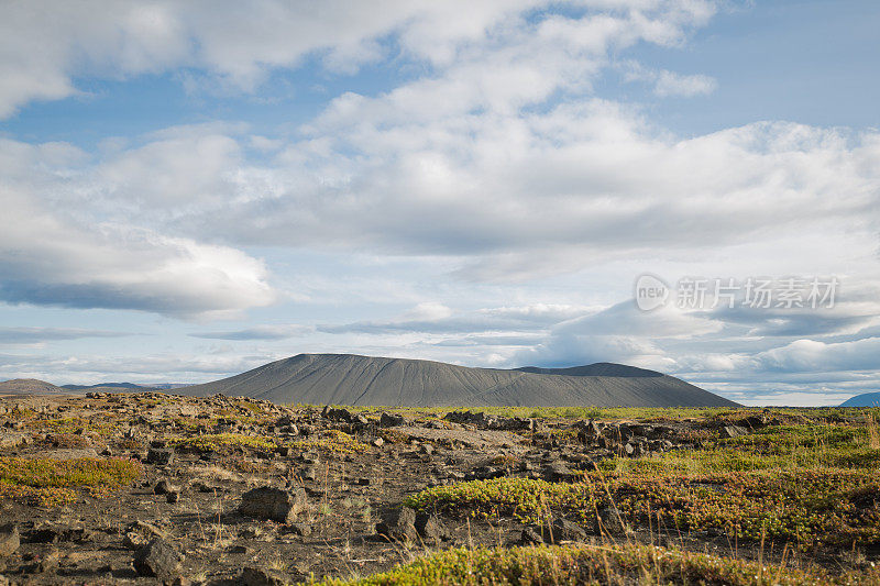 冰岛的Hverfjall火山口