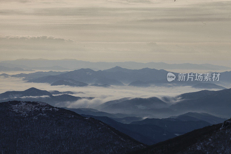 韩国光州的木登山