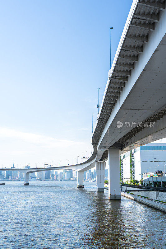 从藤井桥上看到的海湾景观