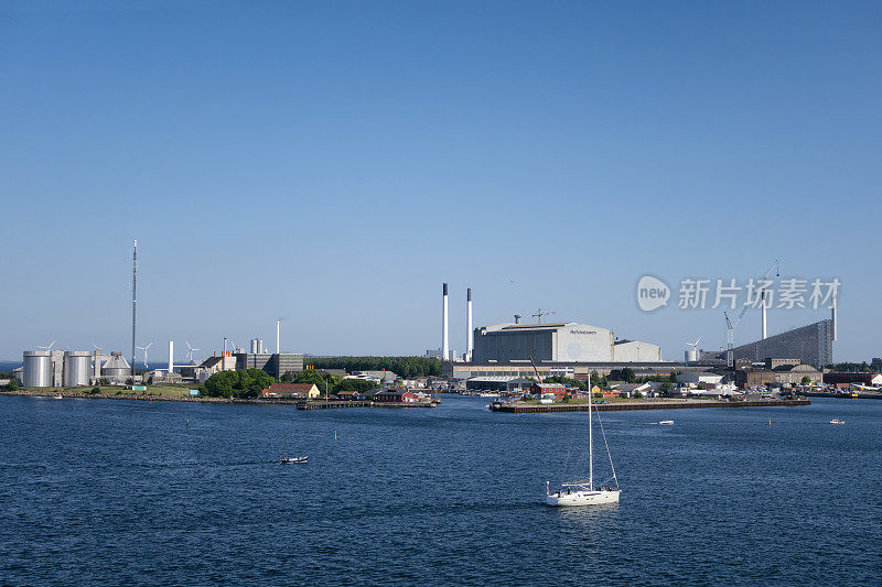哥本哈根港口Refshaleøen的工业建筑