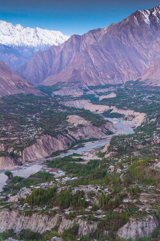 帕苏周围的山脉，喀喇昆仑公路，巴基斯坦北部