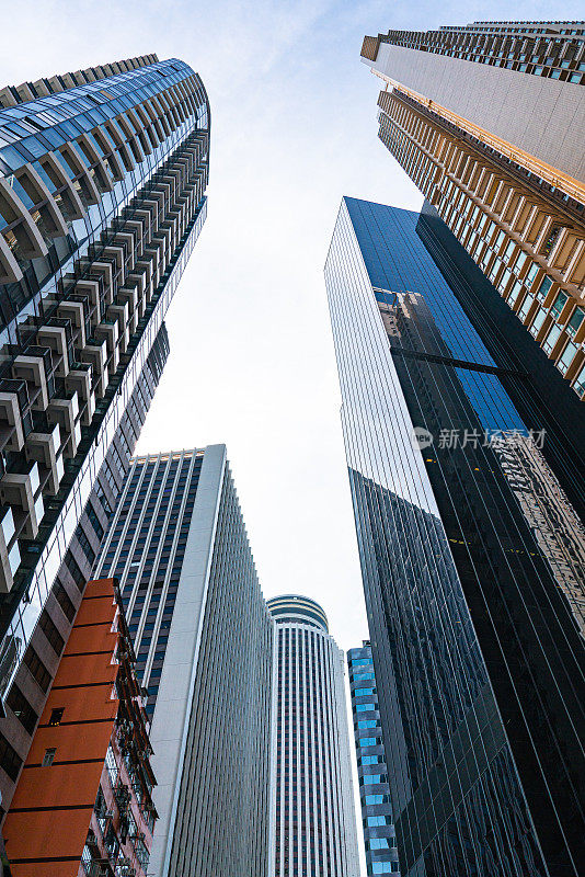 白天在湾仔，香港市中心