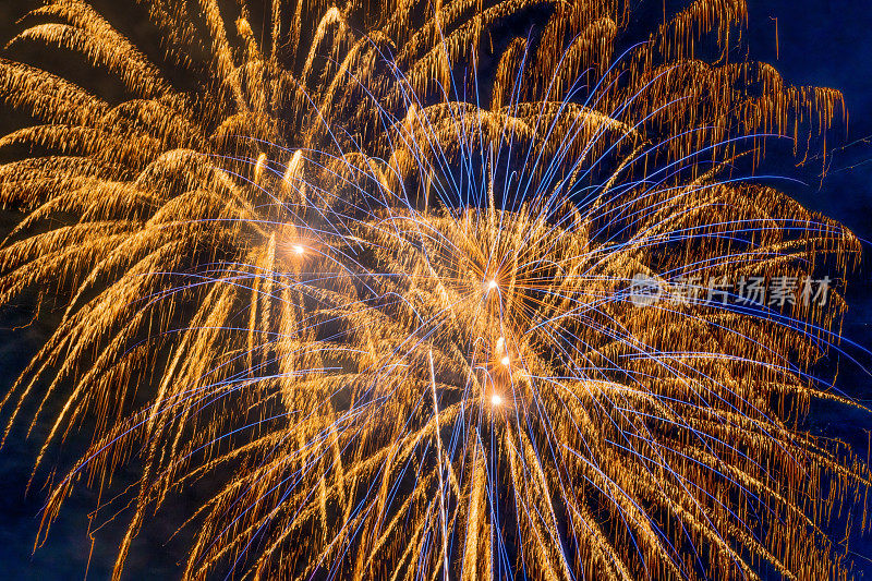 美国独立日(7月4日)庆祝焰火
