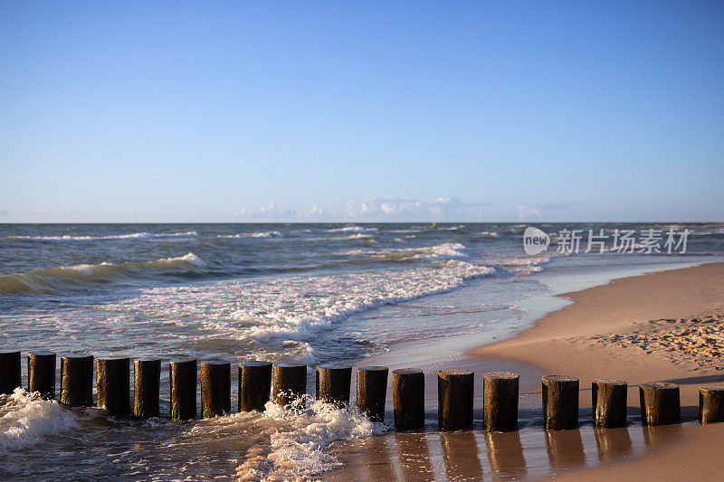 防波堤，波罗的海，波兰