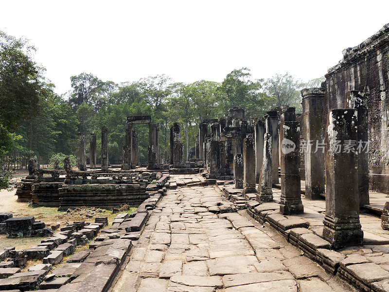 暹粒省巴彦寺，吴哥寺庙建筑群于1192年被联合国教科文组织列为世界遗产，由柬埔寨国王阇耶跋摩七世在十二世纪至十三世纪之间建造