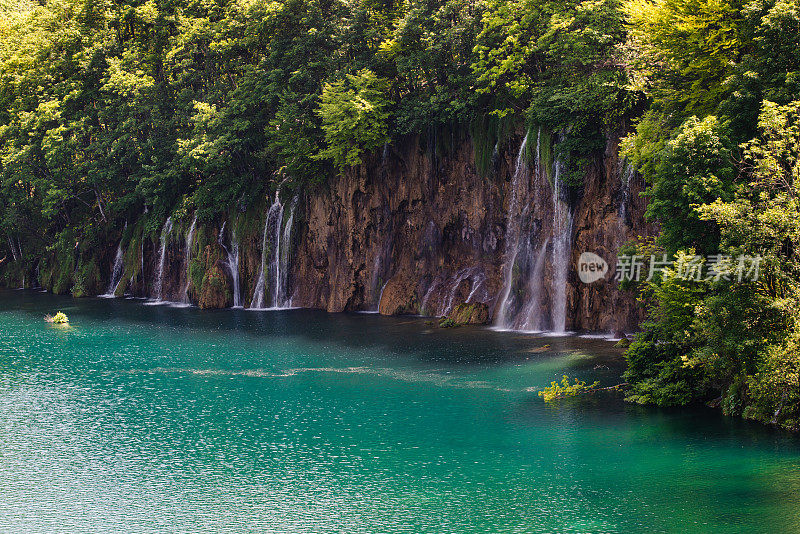 克罗地亚普利特维采湖国家公园的美景