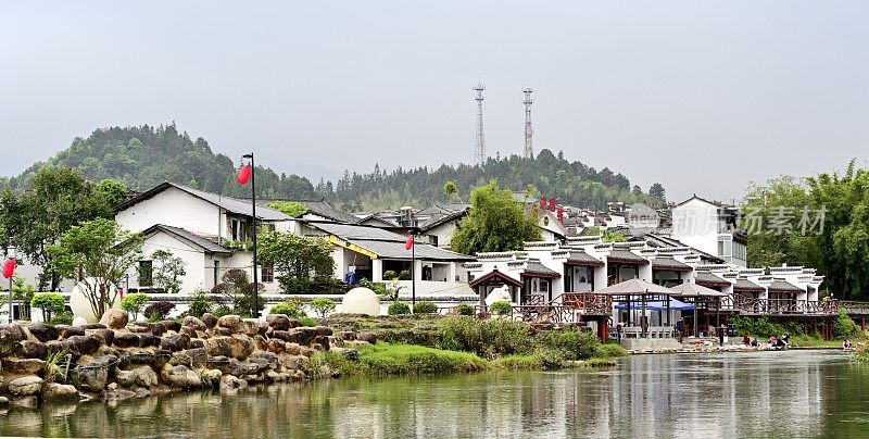 中国湖南省著名的地热古镇
