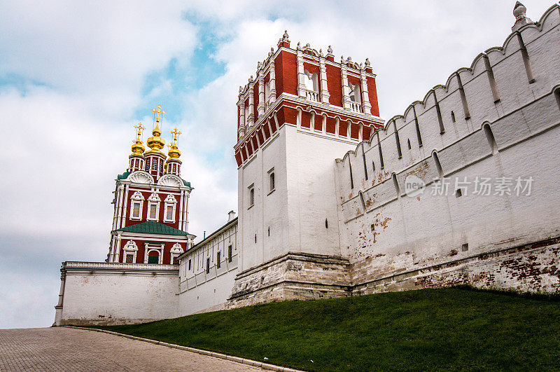 俄罗斯莫斯科新圣母修道院的围墙