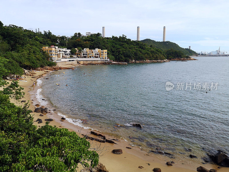 Nga你是万海滩，Lamma岛，香港