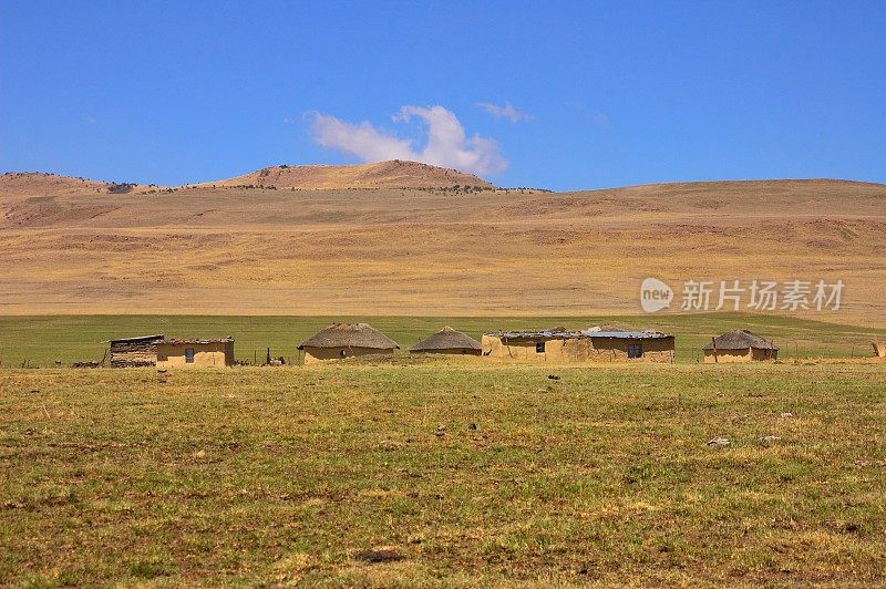 莱索托祖鲁牧羊人村