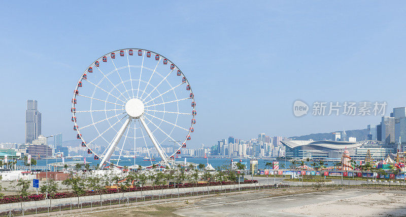 香港中环摩天轮。