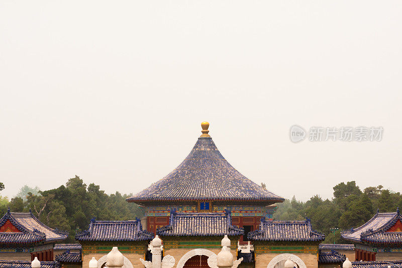 天坛建筑群，北京的一个皇家祭祀坛。联合国教科文组织世界遗产