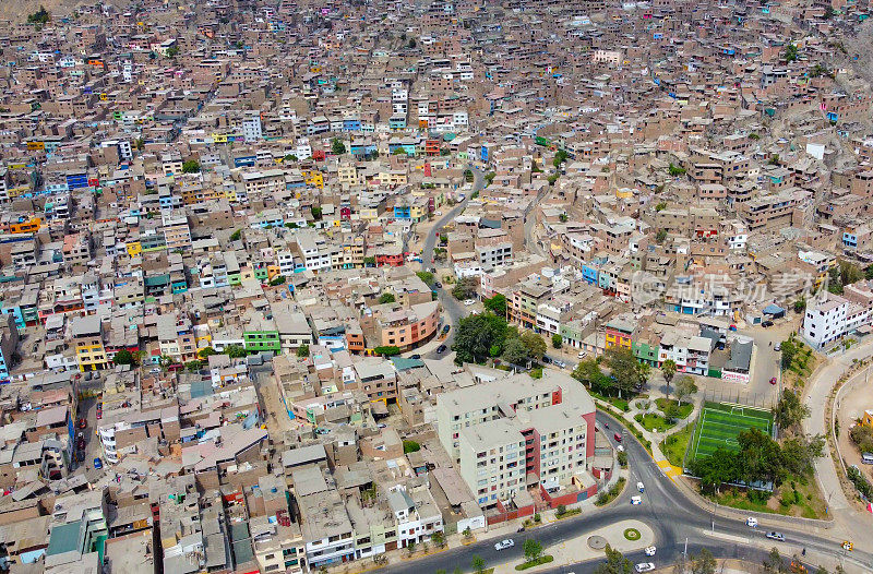 利马，秘鲁，里马克区住宅和街道