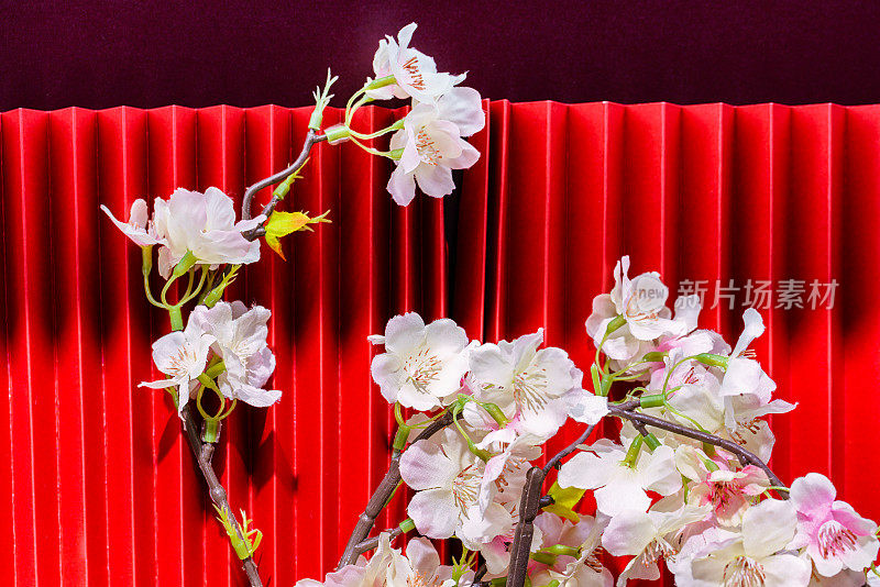 中国式樱花背景
